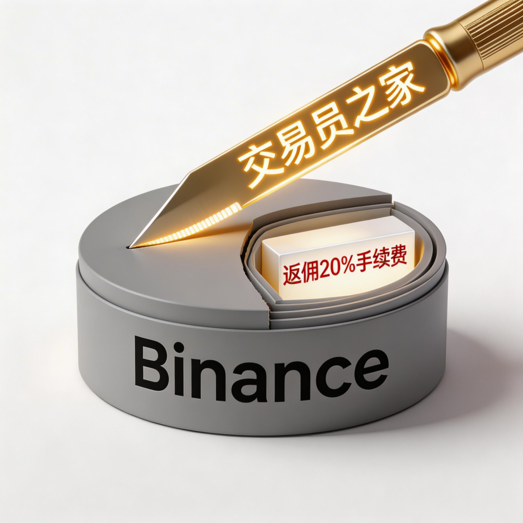 jimeng 2026 03 20 9838 画面描述： 纯白背景。一个发光的、金色的 交易员之家 标识变成了一把精密的手术刀...