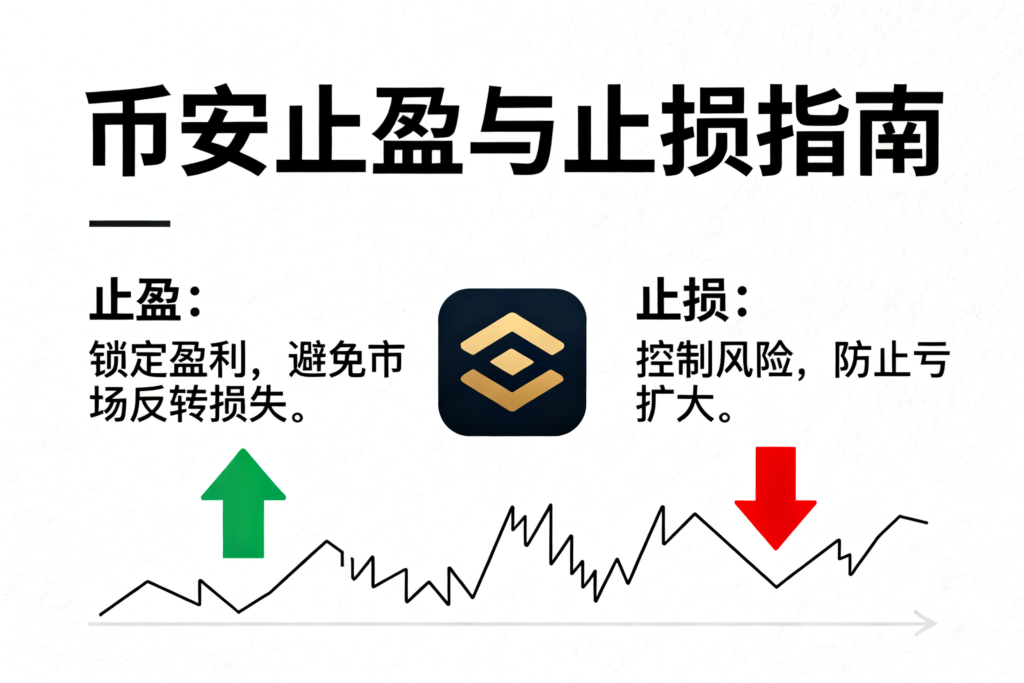 jimeng 2026 03 25 6417 帮我生成主题 币安止盈和止损的图片 白色主题