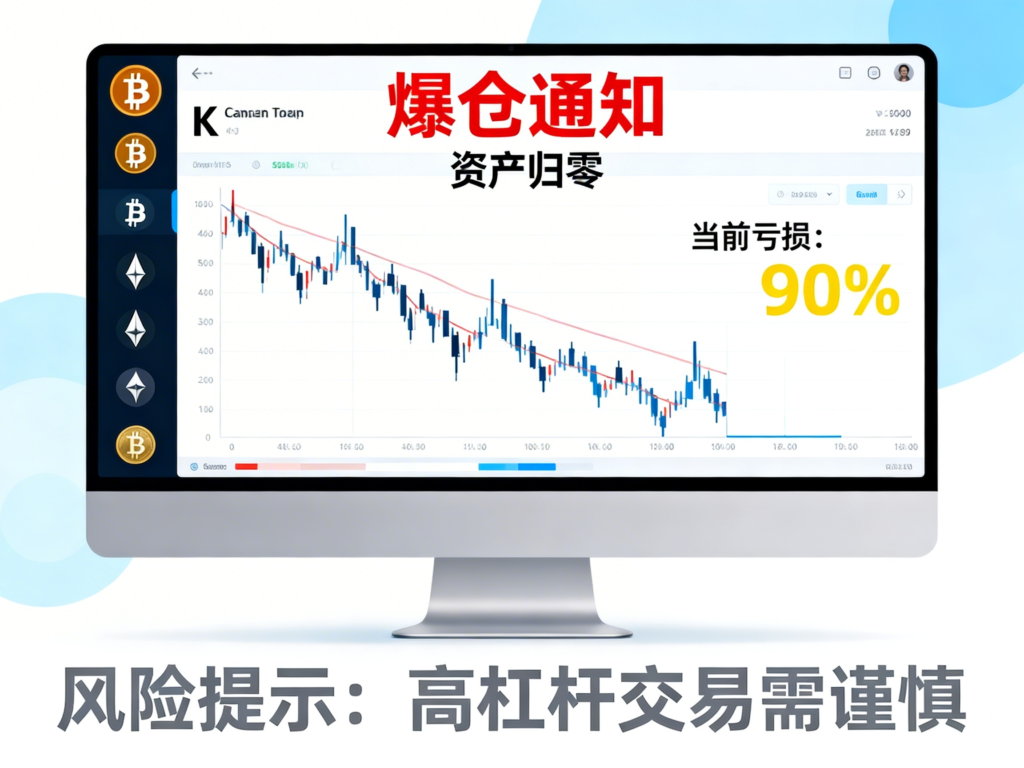 jimeng 2026 03 25 9114 生成一次币安爆仓图片 白色主题