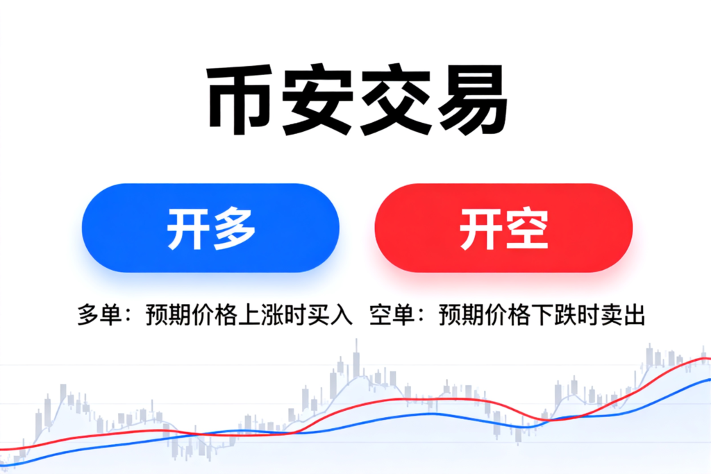 jimeng 2026 03 26 6364 帮我生成主题 币安开多开空图片 白色主题