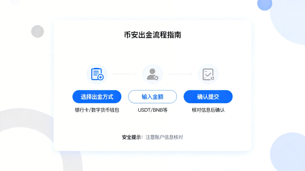 jimeng 2026 04 06 5965 帮我生成币安出金主题图片 白色主题